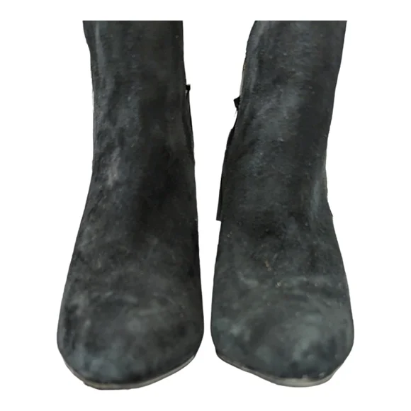 Steve Madden Jannyce Black Suede Leather Ankle Boots Size 8M - Picture 8 of 12